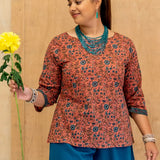 Helen Top Coral Jaal