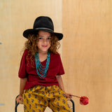 Girls Jhola Top Maroon