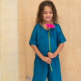 Girls Jhola Top Teal