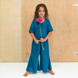 Girls Jhola Top Teal