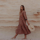 Tier Dress Coral Boonta