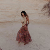 Tier Skirt Coral Boonta