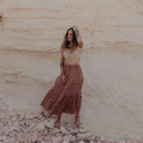 Tier Skirt Coral Boonta